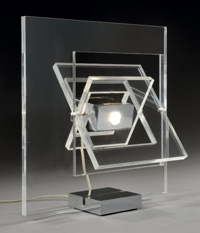 Yonel Lebovici - Lampe Satellite - 41x41x12cm