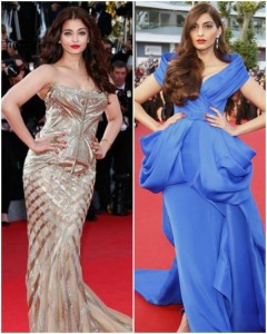 Sonam Kapoor,Aishwarya Rai Bachchan,Cannes 2016
