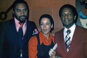 Jazz Musicians, Joe Thomas, Rhoda Scott, and Bill Elliott at the Key Club, Newark, New Jersey, 1972.