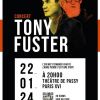 Théâtre de PASSY Concert TONY FUSTER le 22 Janvier 2024