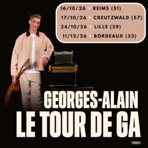 Visuel Georges Alain dates de concert